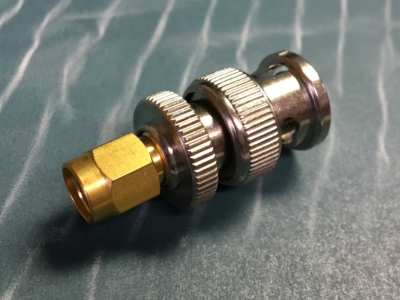 Adapter, 50 Ohm, Dc 4 Ghz, Sma Male To Bnc Male