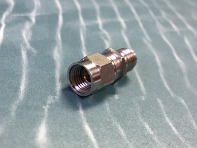 Adapter, 50 Ohm, Dc 40 Ghz, 2.9mm Male To 2.9mm Female