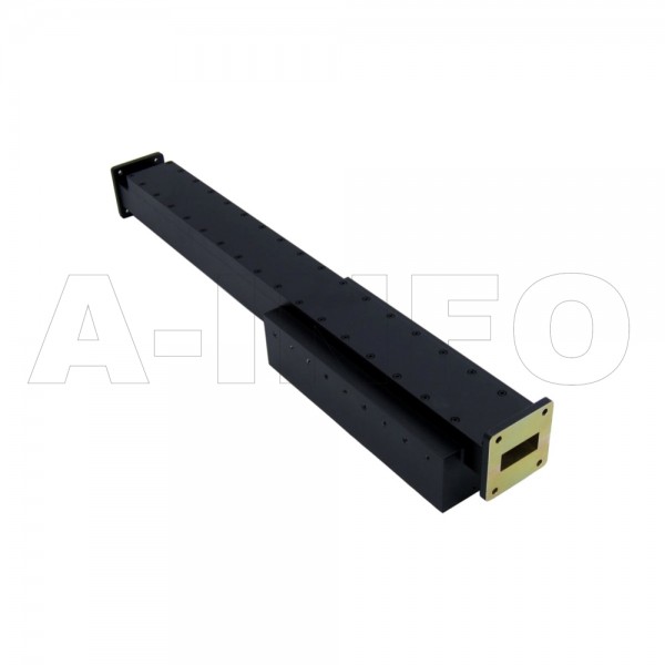 112wpfa425 3 Wr112 Waveguide Medium Power Precision Fixed Attenuator 7.05 10ghz With Two Rectangular Waveguide Interfaces