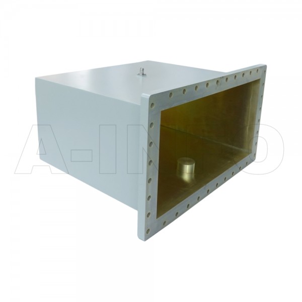 2300wcan Right Angle Rectangular Waveguide To Coaxial Adapter 0.32 0.49ghz Wr2300 To N Type Female