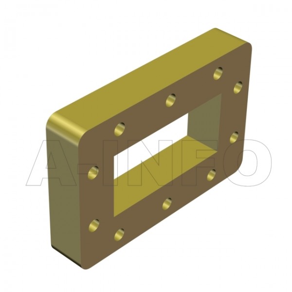340wspa 5 Wr340 Customized Spacer(shim) 2.2 3.3ghz With Rectangular Waveguide Interfaces