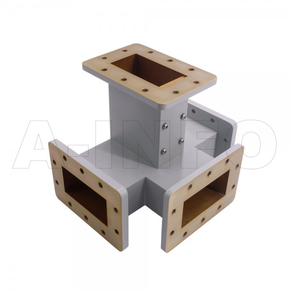 430wmt Wr430 Waveguide Magic Tee 1.7 2.6ghz With Four Rectangular Waveguide Interfaces