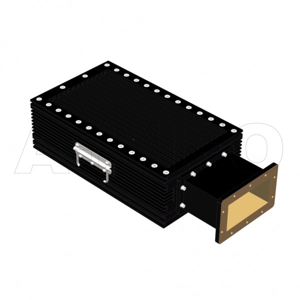 650wmpl1500 Wr650 Waveguide Medium Power Load 1.12 1.7ghz With Rectangular Waveguide Interface