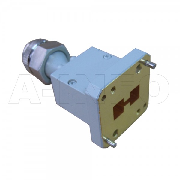 84drwecan Endlaunch Double Ridge Waveguide To Coaxial Adapter 0.84 2ghz Wrd84 To N Type Female