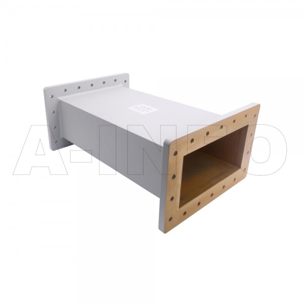 975wal 500 Wr975 Rectangular Straight Waveguide 0.75 1.12ghz With Two Rectangular Waveguide Interfaces