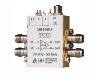 SHF F840 A Broadband Amplifier 70kHz-55GHz 11dB Gain