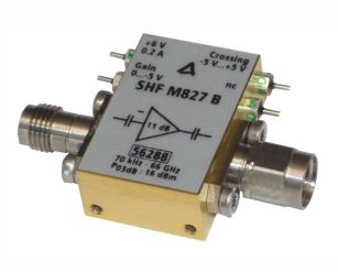 SHF M827 B Ultra-Broadband Amplifier 70kHz-66GHz 11dB Gain