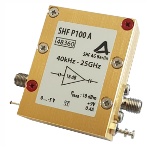 SHF P100 A Broadband Amplifier 40kHz-25GHz 18dB Gain