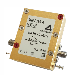 SHF P115 A Broadband Amplifier 60kHz-25GHz 25dB Gain