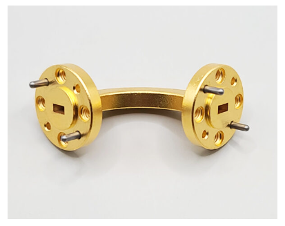 Wr 06, 90° H Plane Waveguide Bend 110 Ghz To 170 Ghz D Band