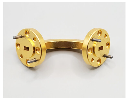 Wr 08, 90° H Plane Waveguide Bend 90 Ghz To 140 Ghz F Band