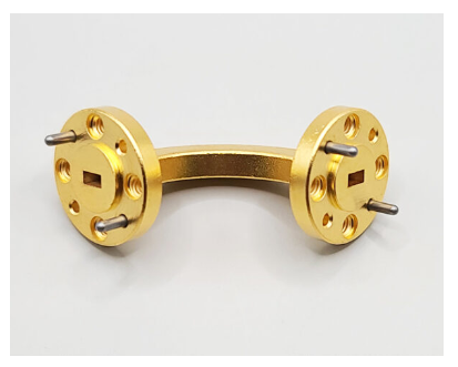 Wr 10, 90° H Plane Waveguide Bend 75 Ghz To 110 Ghz W Band