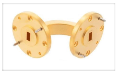 Precision Millimeterwave WR-22, 90° E Plane Waveguide Bend | Q-Band ...