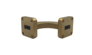 Wr 28, 90° H Plane Waveguide Bend 26.5 Ghz To 40 Ghz Ka Band